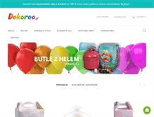 Tablet Screenshot of dekoreo.pl